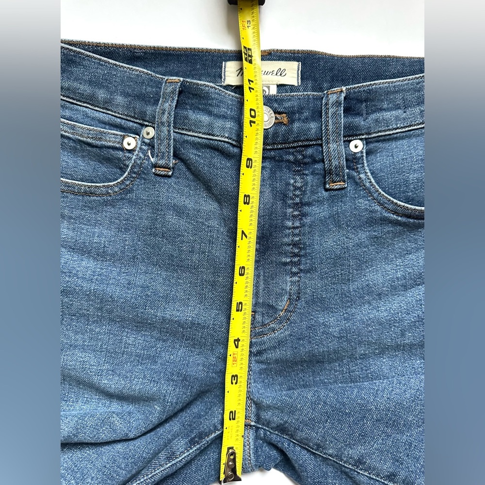 Madewell Vintage Jean Women's Straight Leg Classic Blue Sz 25 Mid- Rise - Picture 10 of 12